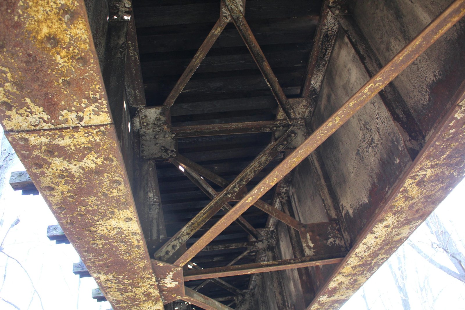 Under bridge